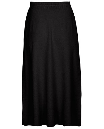 Чорна трикотажна спідниця з куліскою Anna Pepe AP 37735