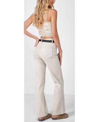 Молочные джинсы Wide Leg Anna Pepe AP J-065