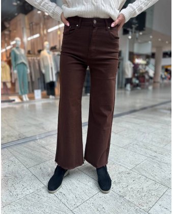 Коричневые джинсы палаццо Anna Pepe AP SJ1098