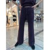 Бордовые трикотажные брюки с кулиской Anna Pepe AP 37739