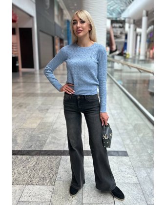 Черные женские джинсы Anna Pepe AP D5582