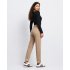 Бежевые укороченные джинсы прямого кроя Straight Fit Anna Pepe AP G5415-23 Бежевые укороченные джинсы прямого кроя Straight Fit Anna Pepe AP G5415-23