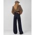 Темно-синие широкие прямые джинсы Wide Leg Anna Pepe AP T761