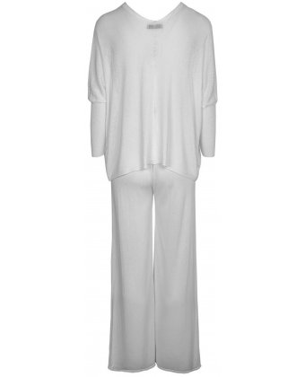 Белый трикотажный костюм Anna Pepe AP 32902