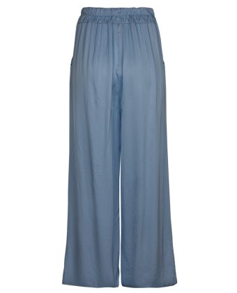 Голубые брюки палаццо с кулиской Anna Pepe AP 33136