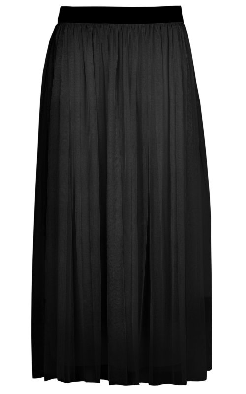 Чорна довга спідниця з фатином Anna Pepe AP 3091
