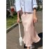 Розовая длинная юбка Anna Pepe AP 3509 Розовая длинная юбка Anna Pepe AP 3509