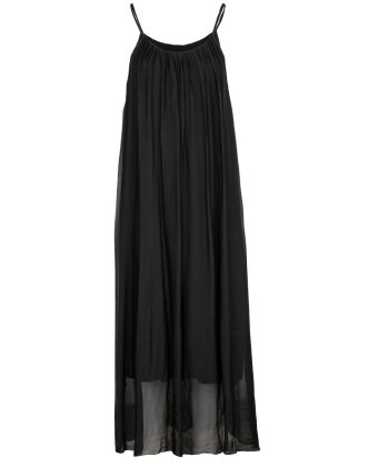 Черное платье на бретельках Anna Pepe AP 27М011