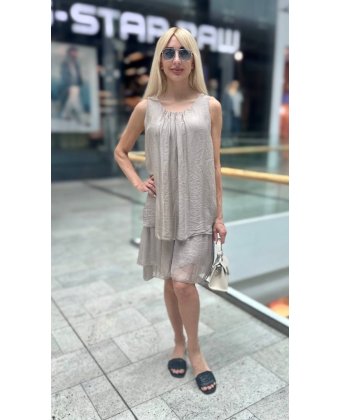 Платье цвета мокко Anna Pepe AP 64964