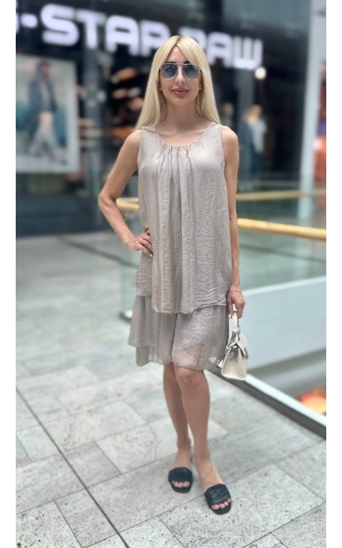 Платье цвета мокко Anna Pepe AP 64964 Платье цвета мокко Anna Pepe AP 64964