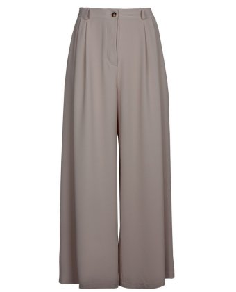 Женские молочные широкие брюки Anna Pepe AP 10820