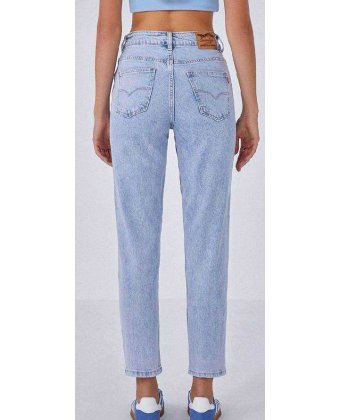 Женские голубые джинсы MOM FIT Anna Pepe AP T610