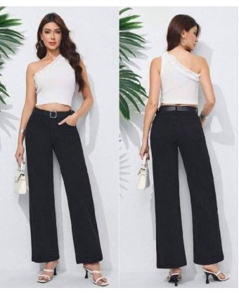 Черные джинсы Wide Leg Anna Pepe AP KM8802