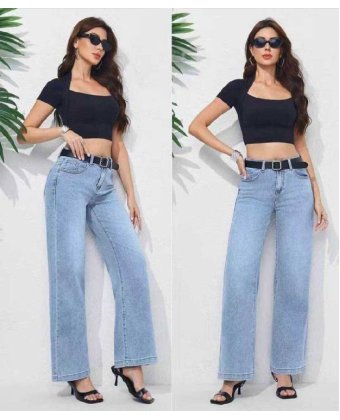 Голубые джинсы Wide Leg Anna Pepe AP KM8802