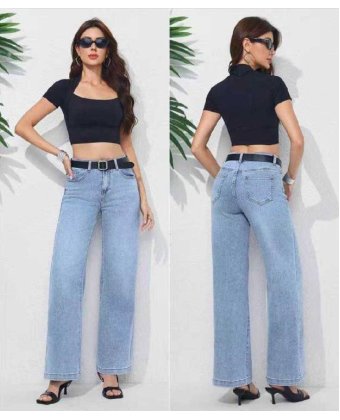 Голубые джинсы Wide Leg Anna Pepe AP KM8802