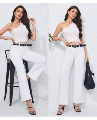 Белые джинсы Wide Leg Anna Pepe AP KM8802