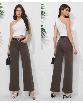 Коричневые джинсы Wide Leg Anna Pepe AP KM8802