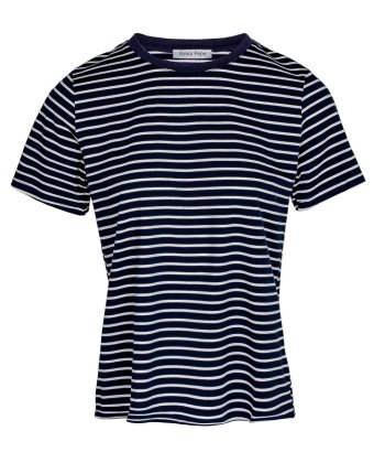 Синяя футболка в белую полоску Anna Pepe AP 2501