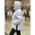 Женский лиловый пуховик с капюшоном BLANCHETT GOOSE BG 754/500 Женский лиловый пуховик с капюшоном BLANCHETT GOOSE BG 754/500