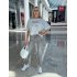 Женские серые джинсы MOM FIT Anna Pepe AP T613