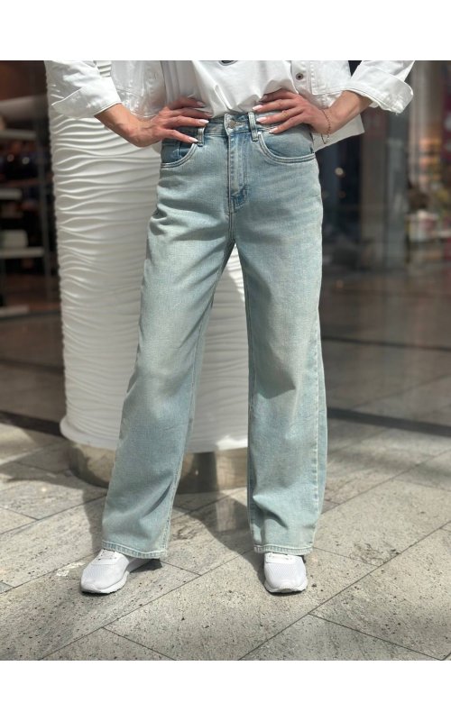 Жіночі блакитні джинси wide leg Anna Pepe AP SJ1528