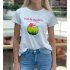 Белая футболка с принтом PALM BEACH Anna Pepe AP 9598 Белая футболка с принтом PALM BEACH Anna Pepe AP 9598