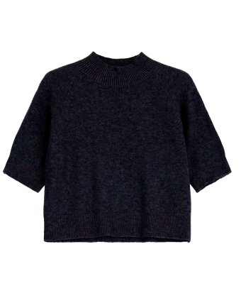 Черный джемпер с горловиной IMPERIAL M3025770