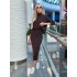 Женская юбка сливового цвета миди с высокой талией IMPERIAL G3025886 Женская юбка сливового цвета миди с высокой талией IMPERIAL G3025886