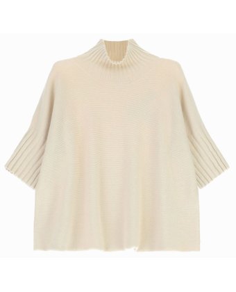 Бежевий джемпер з рукавами до ліктя IMPERIAL M3025859
