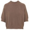 Джемпер цвета капучино с короткими рукавами IMPERIAL M3025857