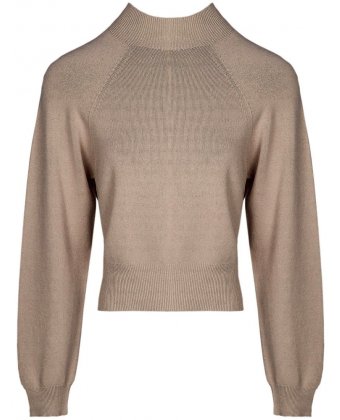 Жіночий джемпер кольору мокко Kontatto K 3M1026N