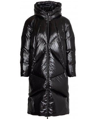 Длинный черный пуховик NUAN N Bl643/100