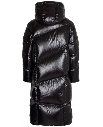 Длинный черный пуховик NUAN N Bl643/100