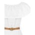 Біла перфорована сукня RINASCIMENTO 99229 Біла перфорована сукня RINASCIMENTO 99229