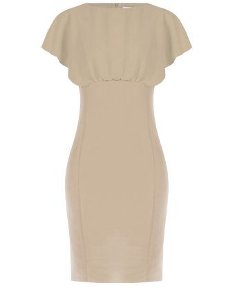 Бежевое платье-футляр RINASCIMENTO 118271