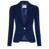 Синий короткий однобортный пиджак RINASCIMENTO 122735