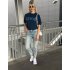 Жіночі блакитні джинси MOM FIT Anna Pepe AP SJ1544